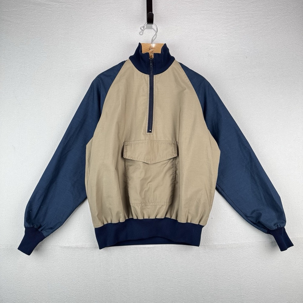 80's Vtg Field & Stream Jacket Talon 1/4 Zip Men's M Gordon & Ferguson Co Raglan